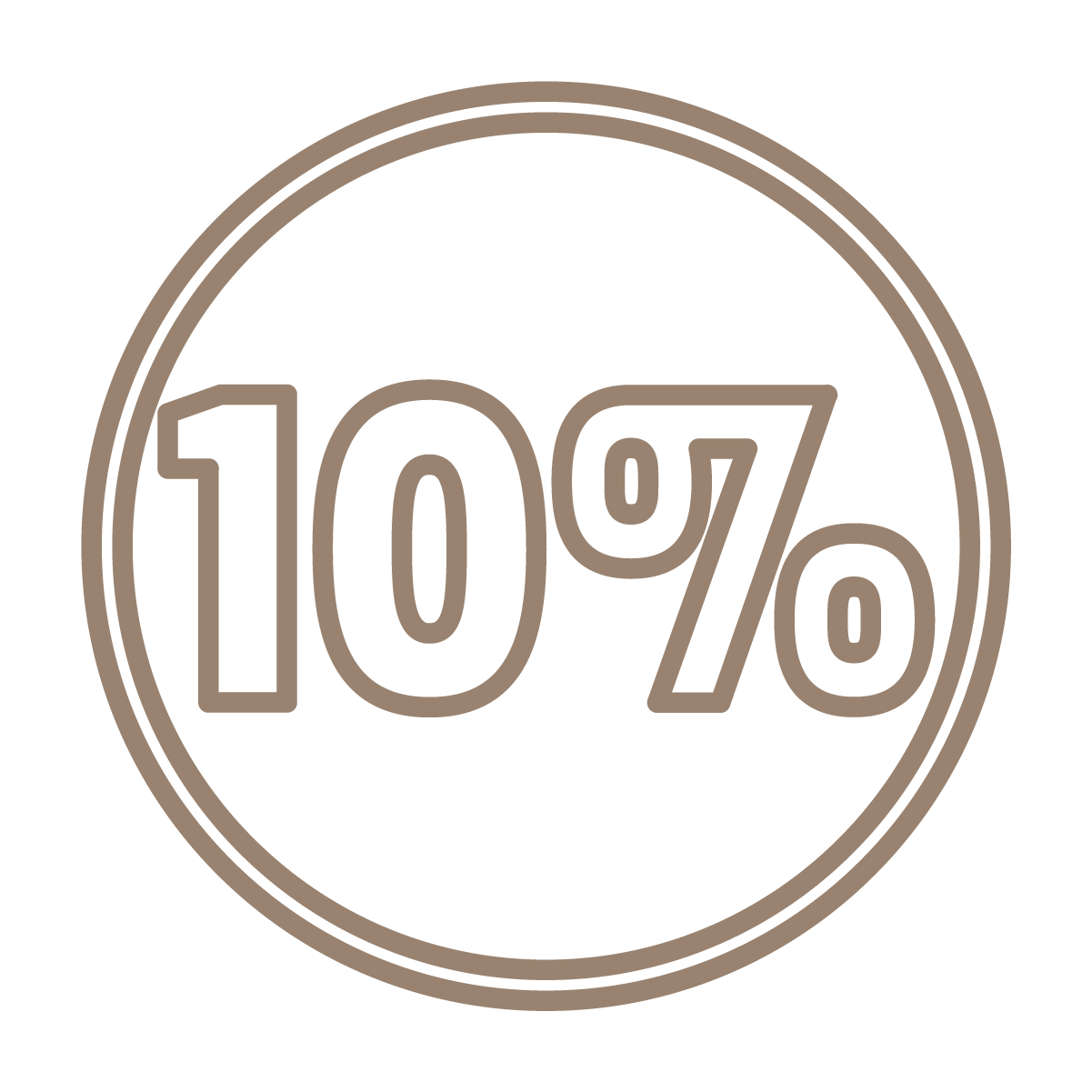 10% off icon