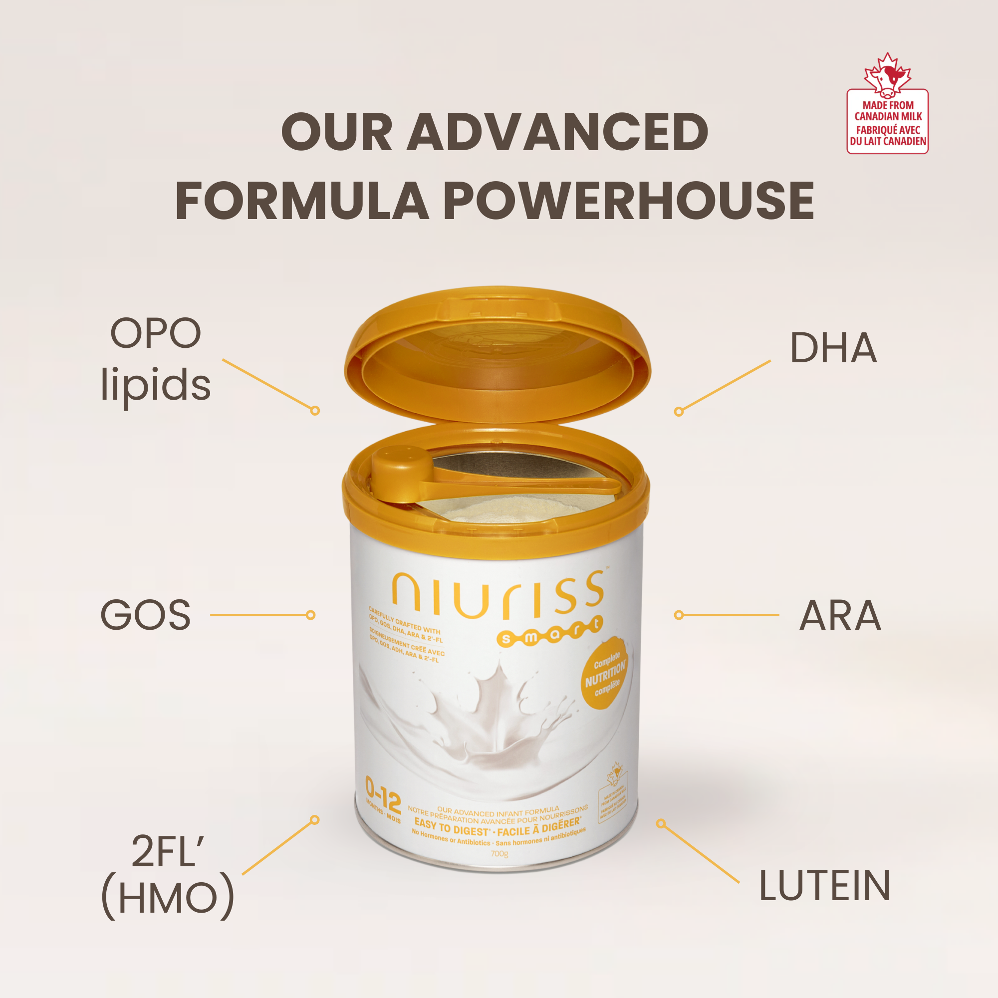 Niuriss SMART Infant Formula | 0-12 months