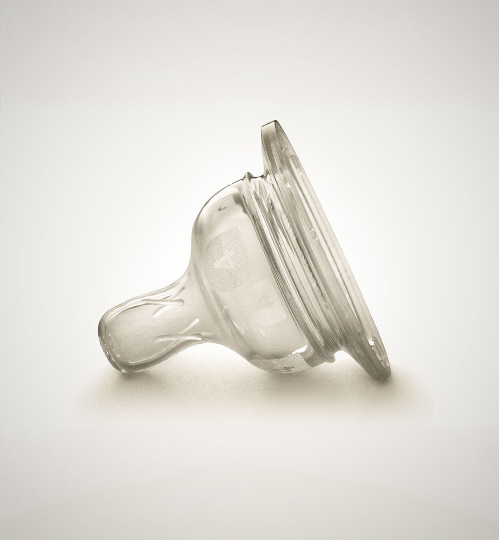 An image of a bottle nipple, which we don't sell at Niuriss but is essential for bottle and formula feeding.