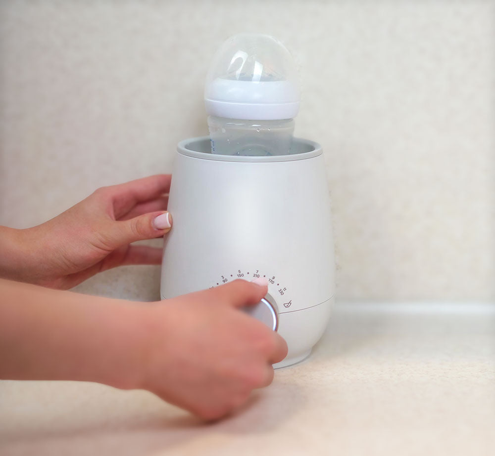 A bottle warmer and sterilizer, which we don't sell at Niuriss but is helpful for bottle and formula feeding.