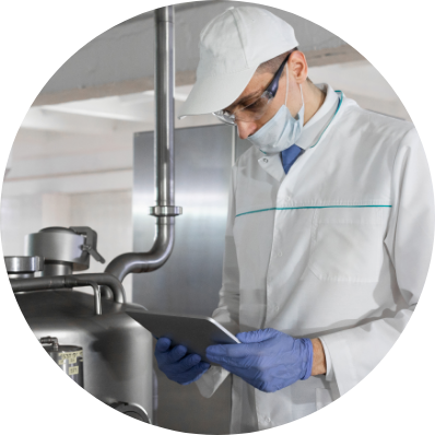 Niuriss expert checks milk production facility to ensure quality in every milk product